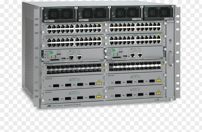 Network Switch Computer Allied Telesis SwitchBlade AT SBx3112 PNG