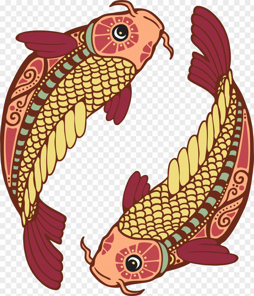 Pisces Horoscope Astrological Sign Astrology Zodiac PNG
