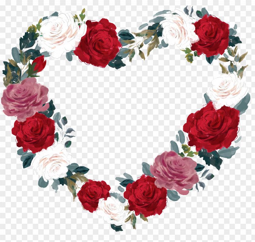 Wreath Material Valentine's Day Gift Garden Roses 14 February Flower Bouquet PNG