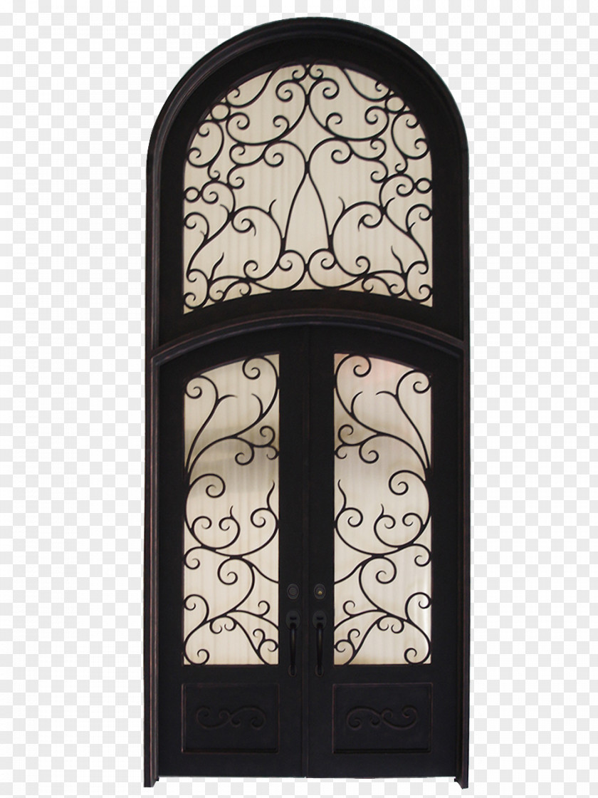 Arch Door Window Sidelight Transom Iron PNG