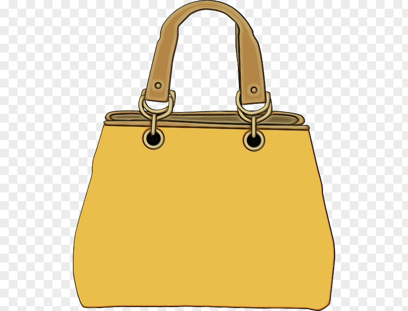 Handbag Bag Shoulder Yellow Material Property PNG