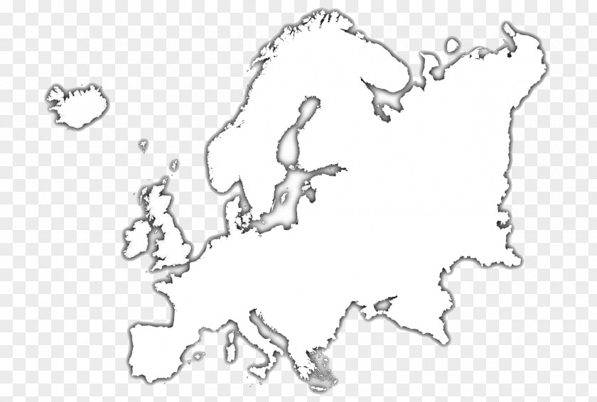 Map Europe Blank Globe Mercator Projection PNG