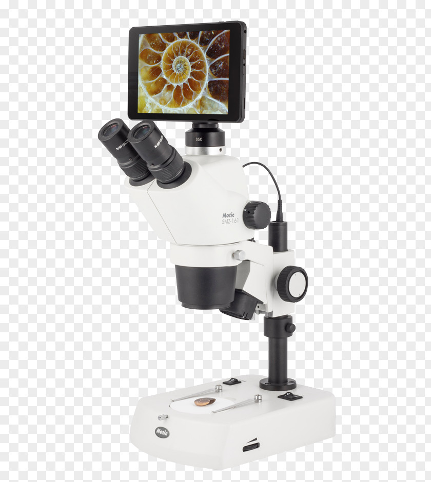 Microscope Digital Stereo Inverted Tripod PNG