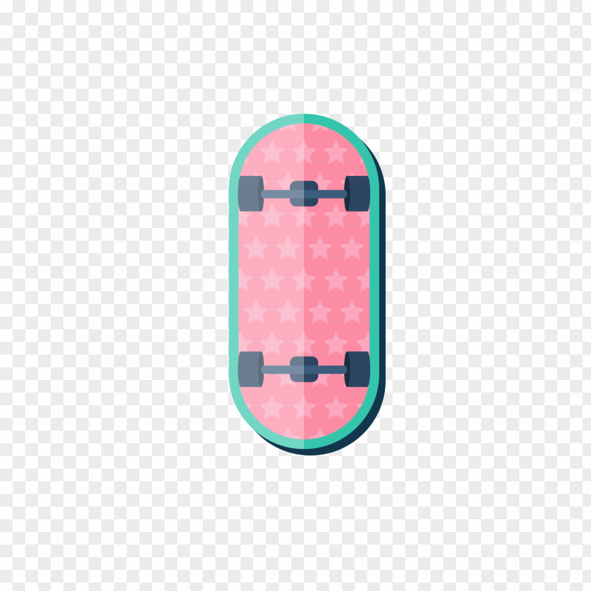 Pink Green Skateboard Euclidean Vector Color PNG