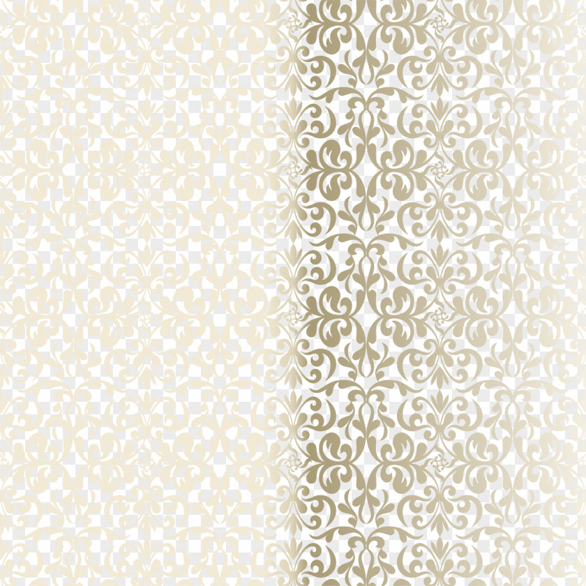 Background Of Golden Flower Vine Pattern PNG