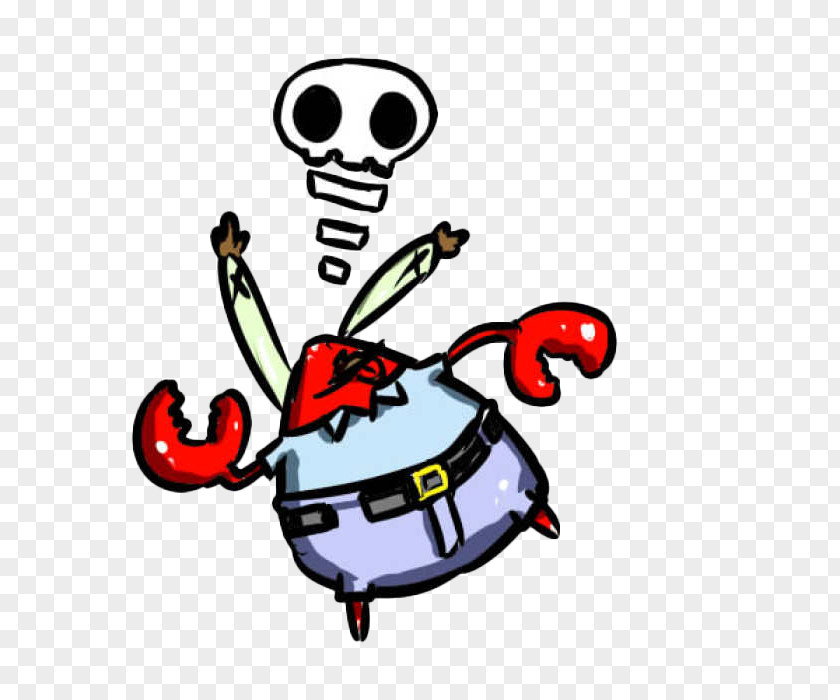 Cartoon Distracting Crab Boss Mr. Krabs PNG