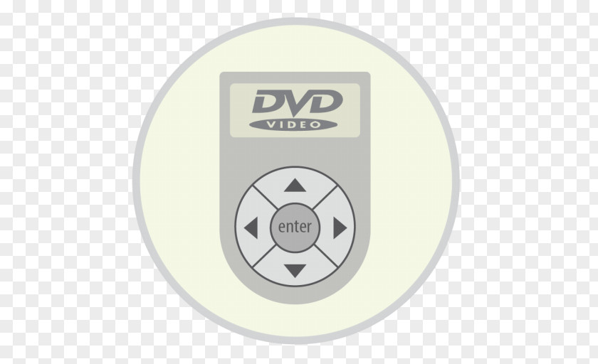 DVD Player Brand Label Circle PNG