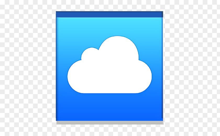 Electric Blue Meteorological Phenomenon Cloud Icon PNG