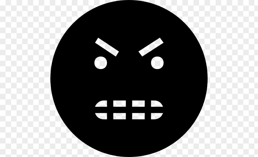 Smiley Emoticon Anger Face Emoji PNG