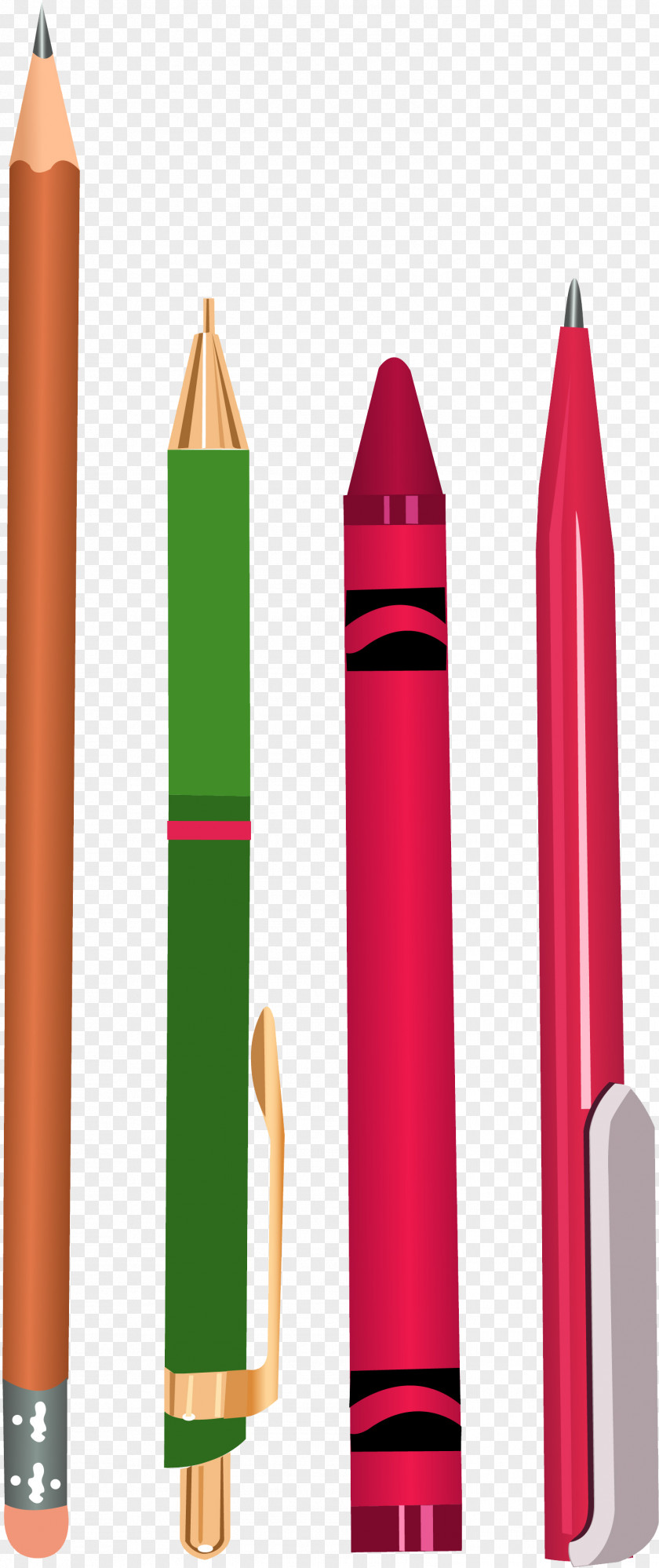 Stationary Colored Pencil PNG