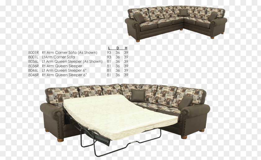 Bed Sofa Futon Couch Furniture PNG