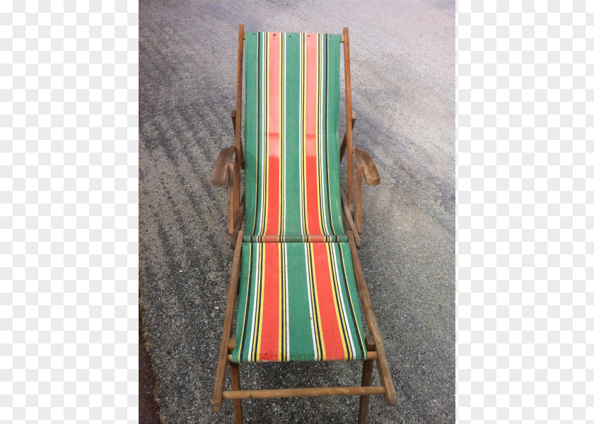 Chair Deckchair 1960s Wood Accoudoir PNG