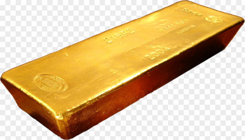 Gold Bar Ingot Bullion PNG