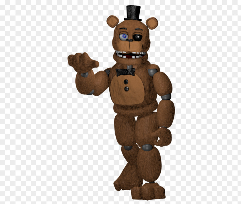 Freddy Fazbear Fazbear's Pizzeria Simulator Rendering Three-dimensional Space Game PNG