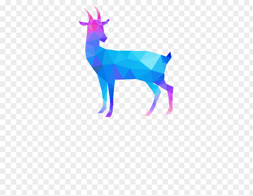 Goat Geometry Silhouette PNG