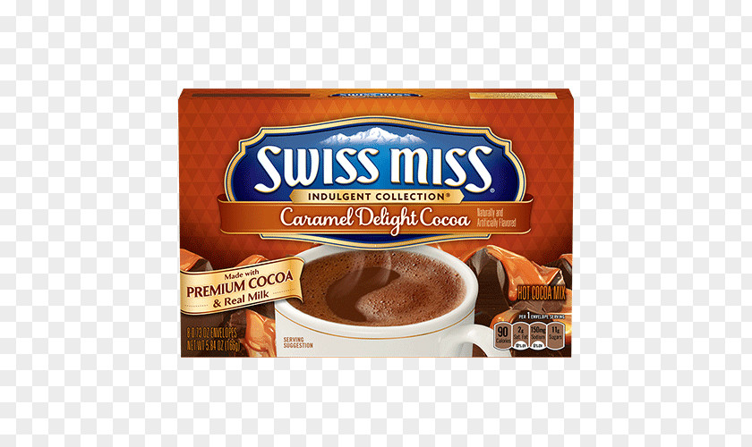 Milk Hot Chocolate Swiss Miss Cocoa Solids Caramel PNG