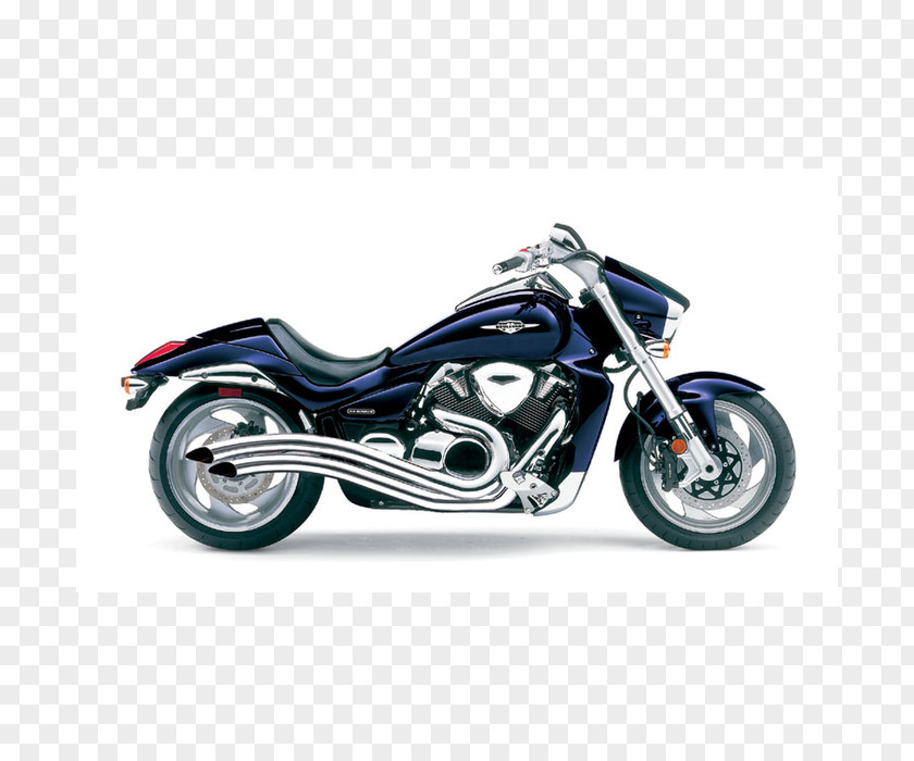 Suzuki Boulevard M109R Exhaust System M50 Intruder M1800R PNG