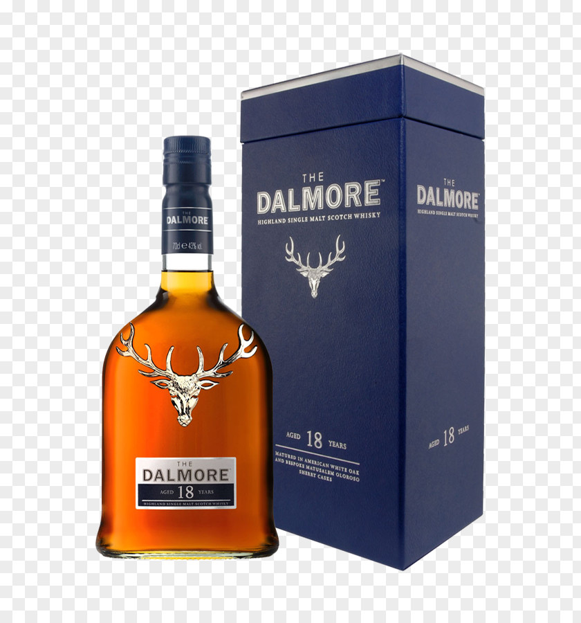 Bottle Dalmore Distillery Single Malt Whisky Whiskey Scotch PNG
