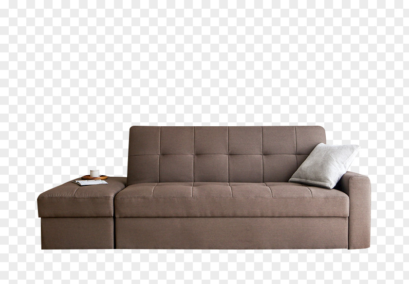 Brown Multi-functional Sofa Material Couch Bed PNG