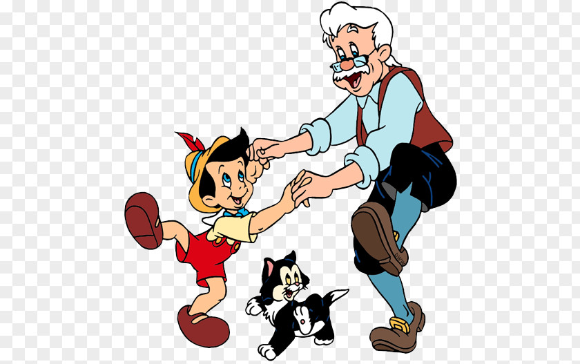 Cleo Pinocchio Clip Art Geppetto Figaro Jiminy Cricket PNG