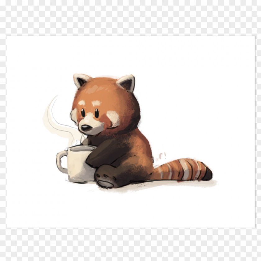 Coffee Red Panda Giant Raccoon Cuteness PNG