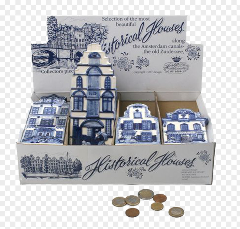 House Delftware Het Grachtenhuis Souvenir Piggy Bank PNG