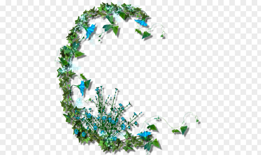 Jewellery Body Turquoise Leaf Font PNG