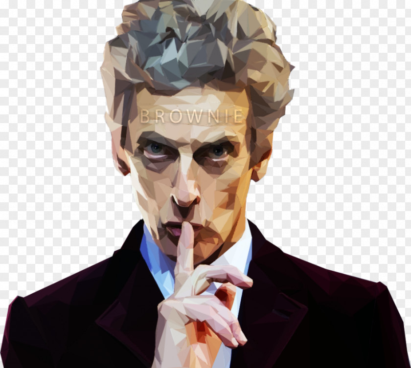 Low Poly Fan Peter Capaldi Doctor Who Twelfth The Ninth PNG