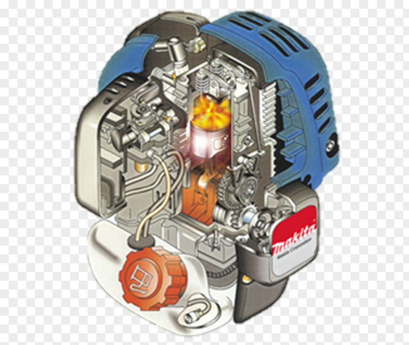 Motor Custom Four-stroke Engine Fuel Makita Two-stroke PNG