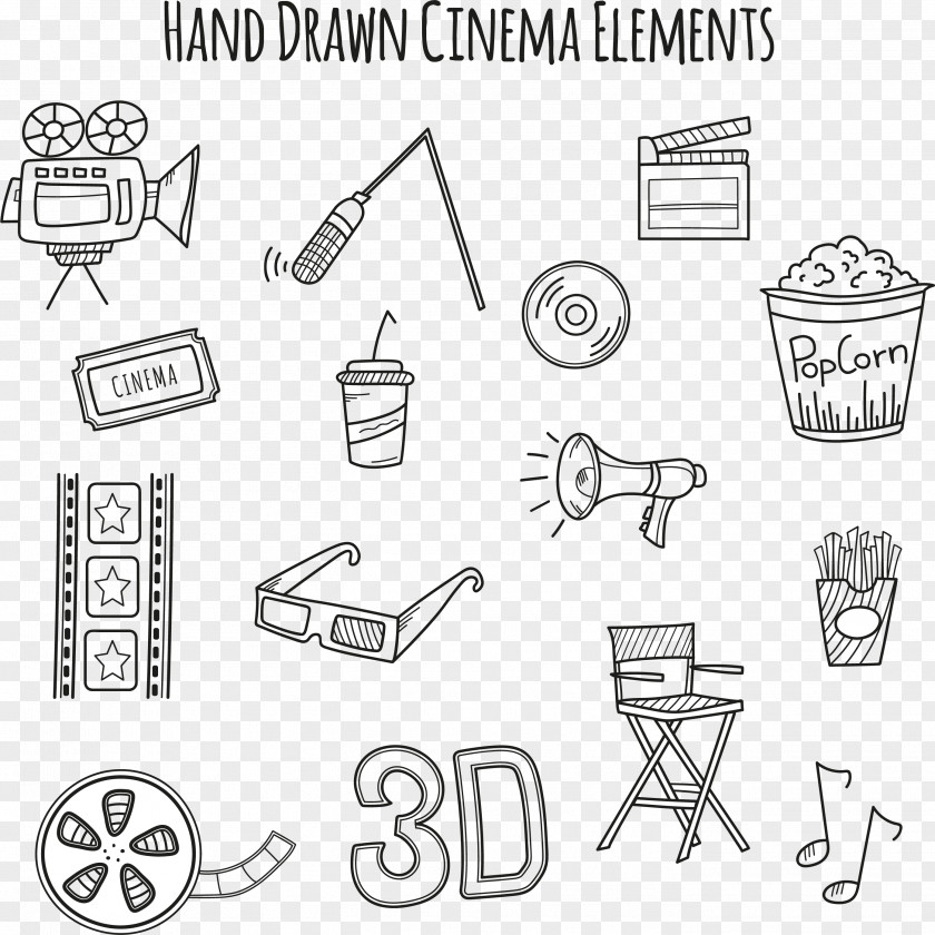Movie Shooting Element Icon Photographic Film Video Camera PNG