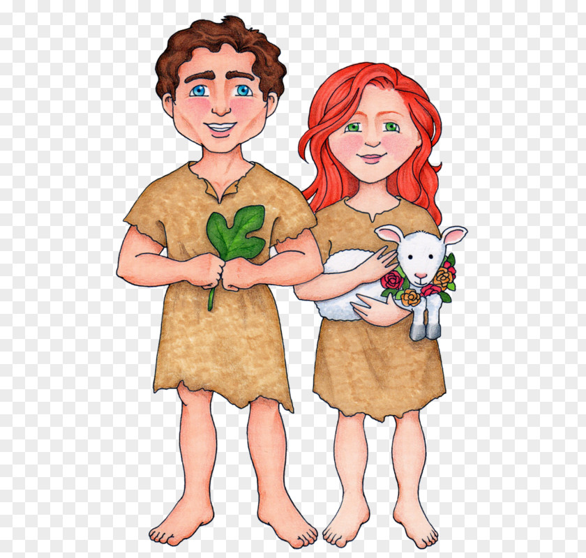 Adam And Eve In The Garden Of Eden Clip Art PNG