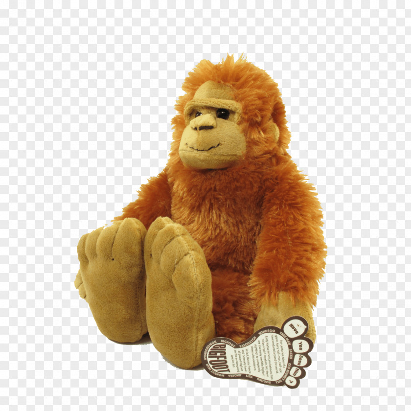 Bigfoot Button Stuffed Animals & Cuddly Toys Monkey Orange S.A. PNG