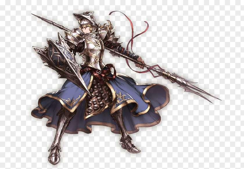 Fantasy Blue Crescent Granblue Concept Art Character Artist PNG