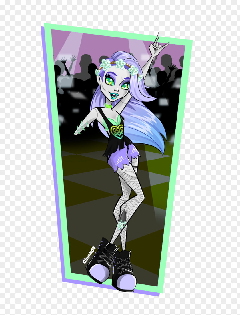 Doll Monster High Skelita Calaveras Ghoul OOAK PNG