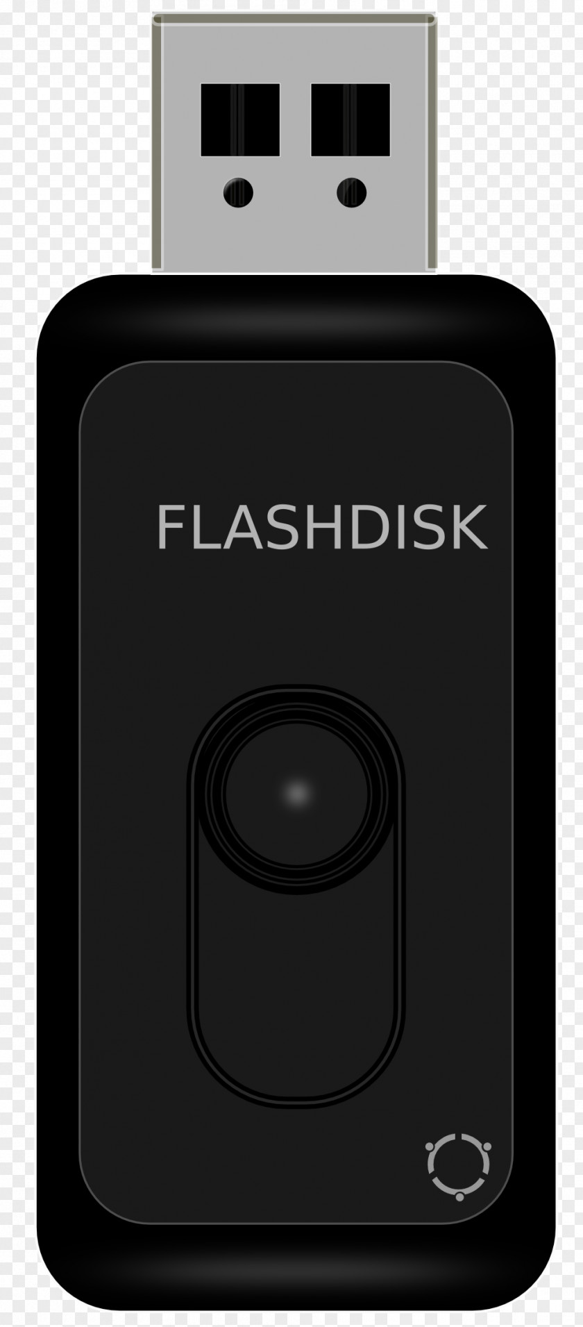 Flashdisk Line Art White Clip PNG