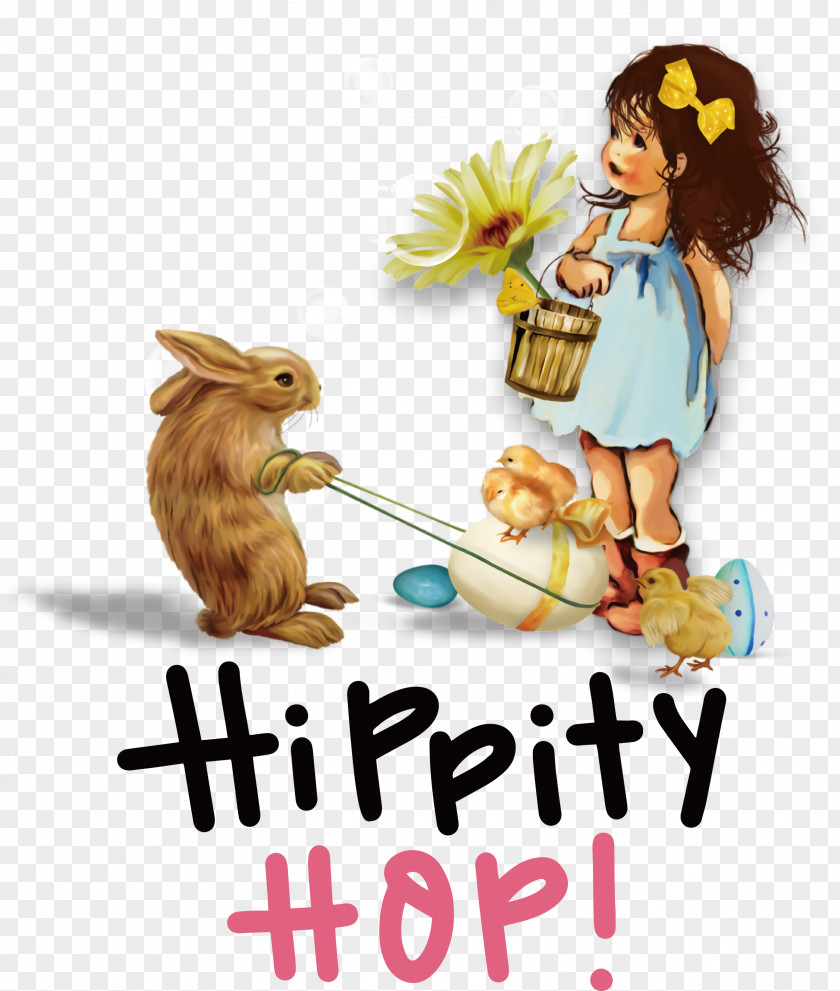 Happy Easter Hippity Hop PNG