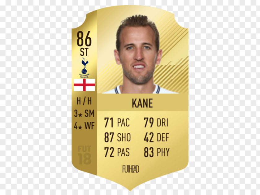 Harry Kane England Marcelo Vieira FIFA 18 17 Premier League Football Player PNG