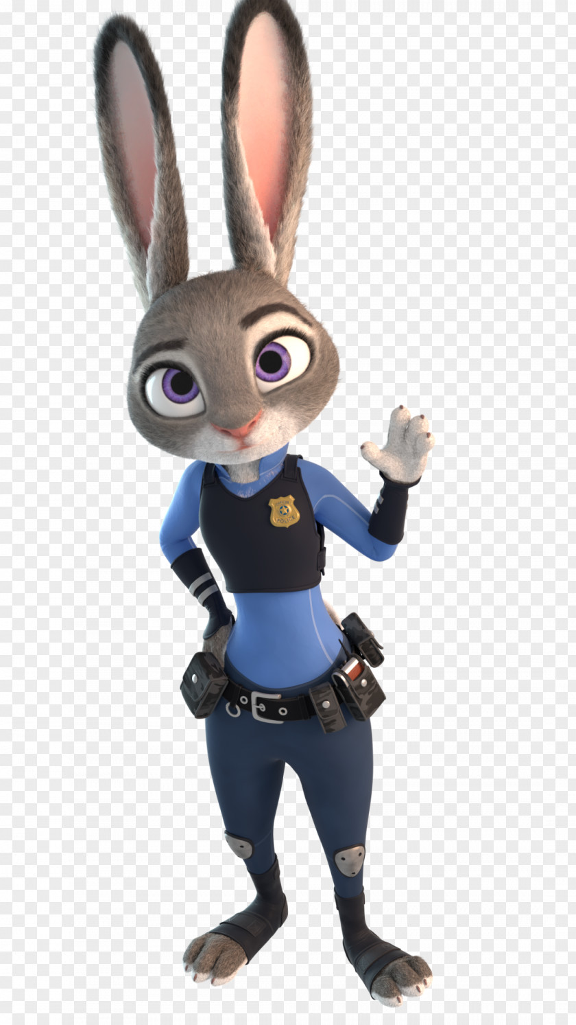 Rabbit Easter Bunny Mascot Figurine PNG