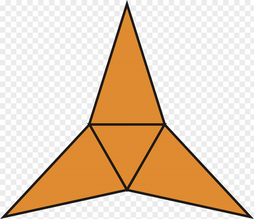 Triangle Point Symmetry Pattern PNG