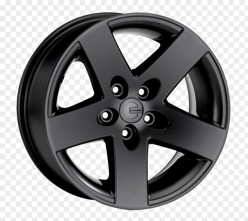 Black Mamba Alloy Wheel Spoke Hubcap Rim PNG