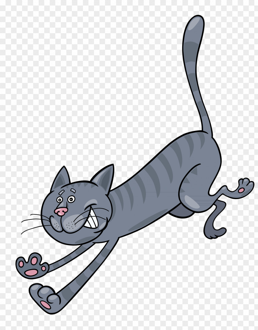 Cartoon Cat Kitten Whiskers Paper Felidae PNG