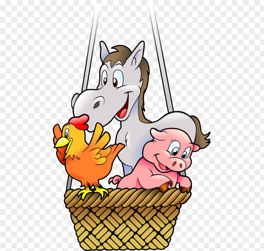 Parachute On Small Animals Horse Mule Clip Art PNG