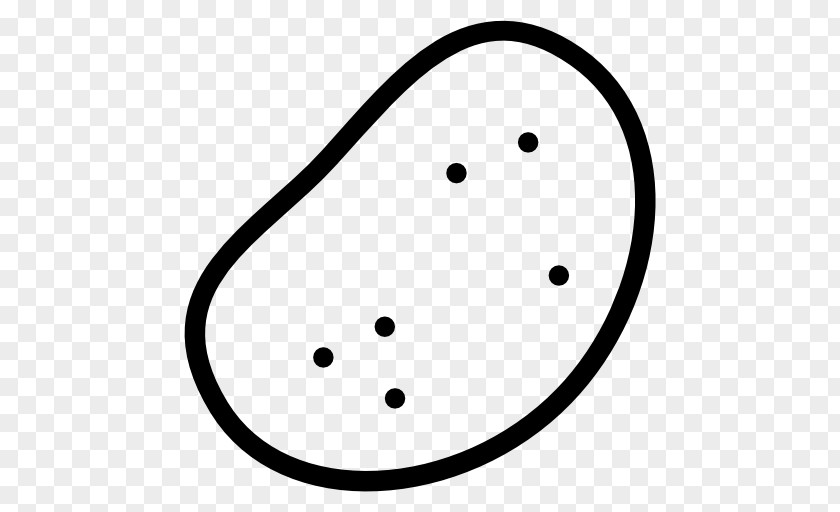 Potato Line Art White Circle Point Clip PNG