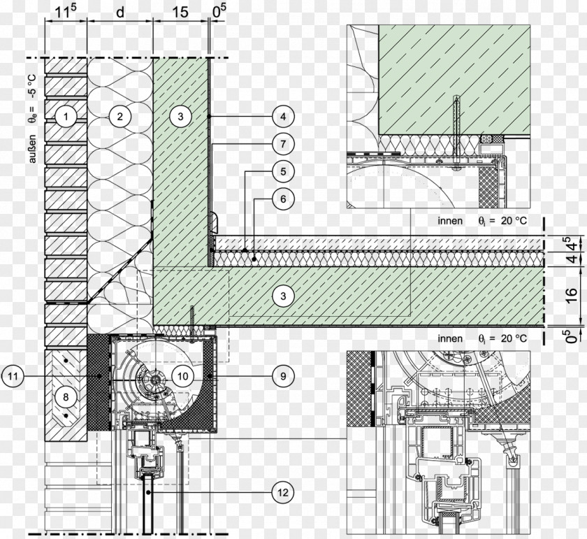 Rollup Bundle Floor Plan Architecture Facade Technical Drawing Engineering PNG