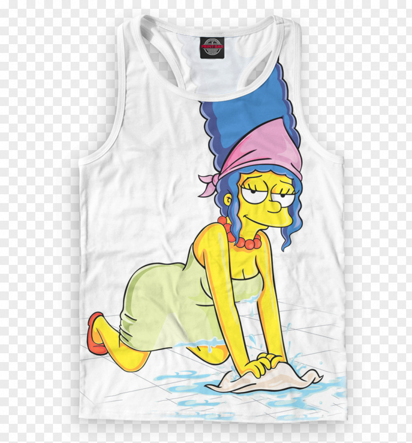 T-shirt Illustration Marge Simpson Cartoon Sleeve PNG