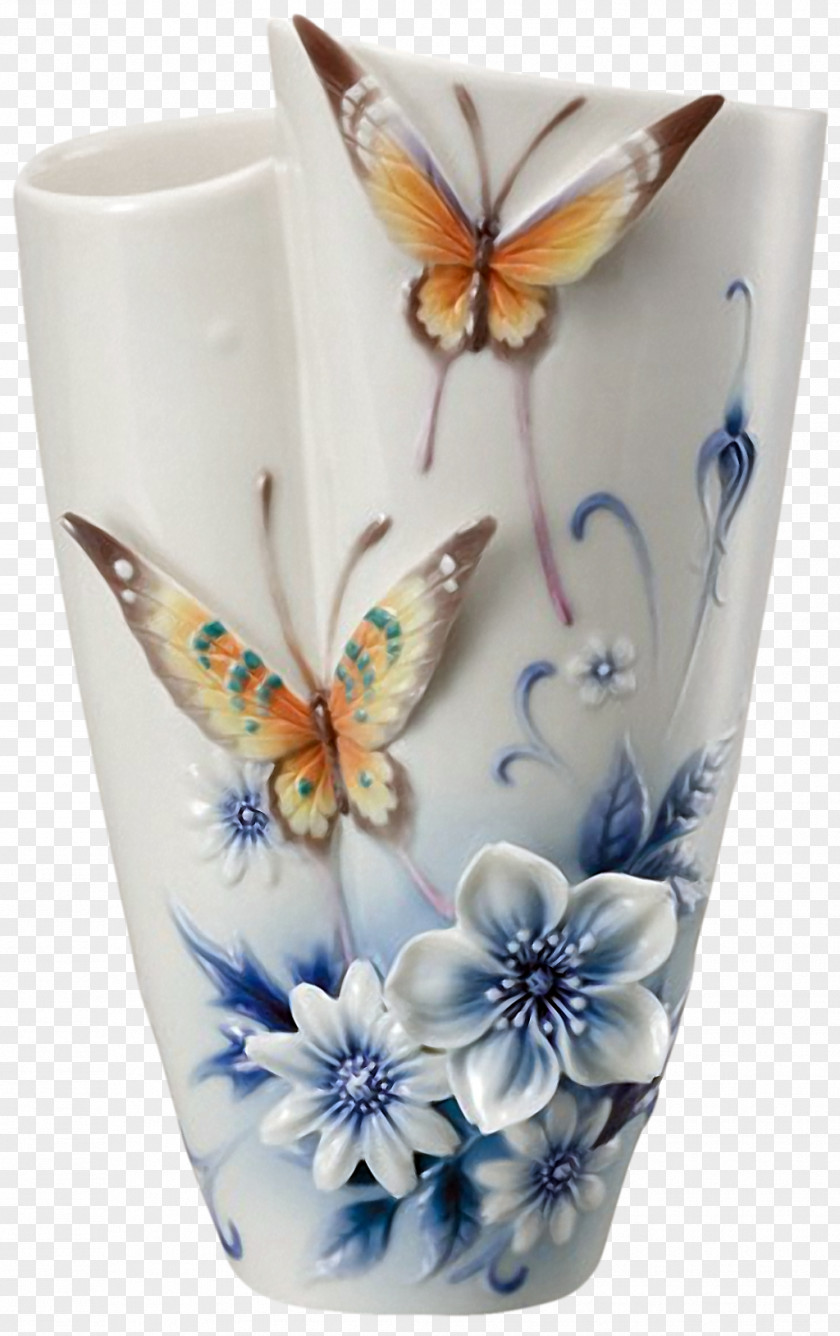 Vase Butterfly Franz-porcelains Wedding PNG
