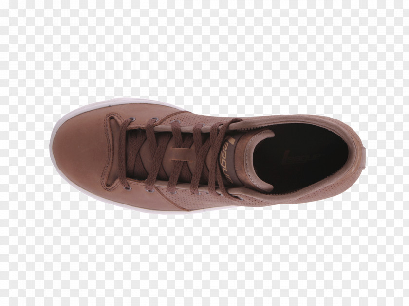Brown Leather Cross-training Shoe PNG