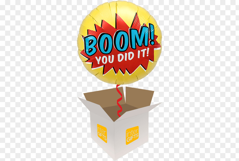 Congrats You Did It Boom Logo Food Balloon Text PNG