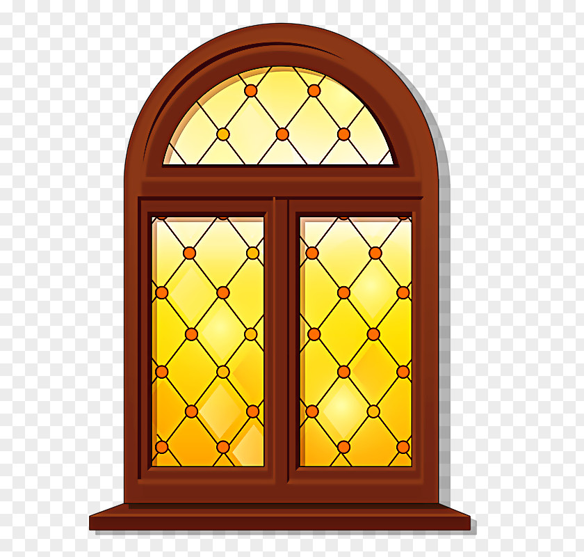 Door Wood Window Arch Architecture Glass Stained PNG