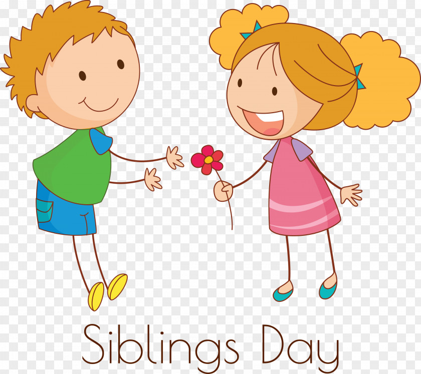 Happy Siblings Day PNG